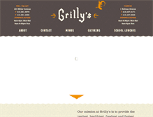 Tablet Screenshot of grillys.com